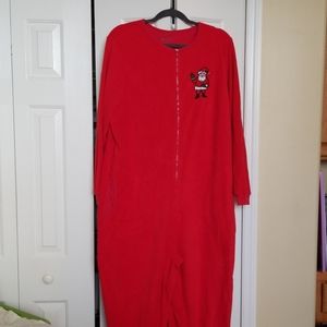 ⚘2 for $20⚘Santa adult fleece onesie pajamas